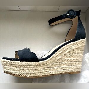 Pelle Moda Ryne Wedge Platform Sandal (Women) 9.5 M Black